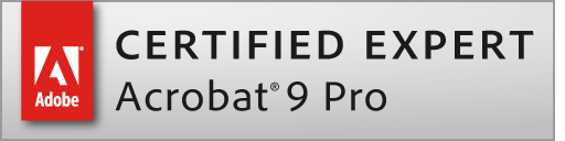 Adobe Certfied Expert Acrobat 9 Pro Logo