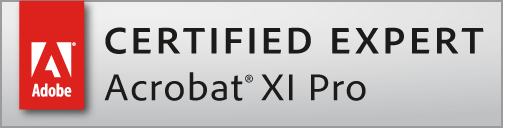 Adobe Certfied Expert Acrobat XI Pro Logo