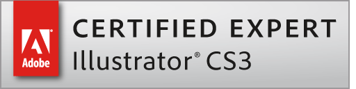 Adobe Certfied Expert Illustrator CS3 Logo