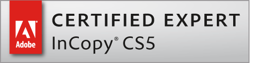 Adobe Certfied Expert InCopy CS5 Logo
