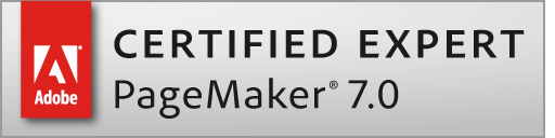 Adobe Certfied Expert PageMaker 7.0 Logo