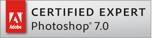 Adobe Certfied Expert Photoshop 7.0 Logo